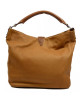 Hermine Sac Shopping Hobo Cuir Whisky.